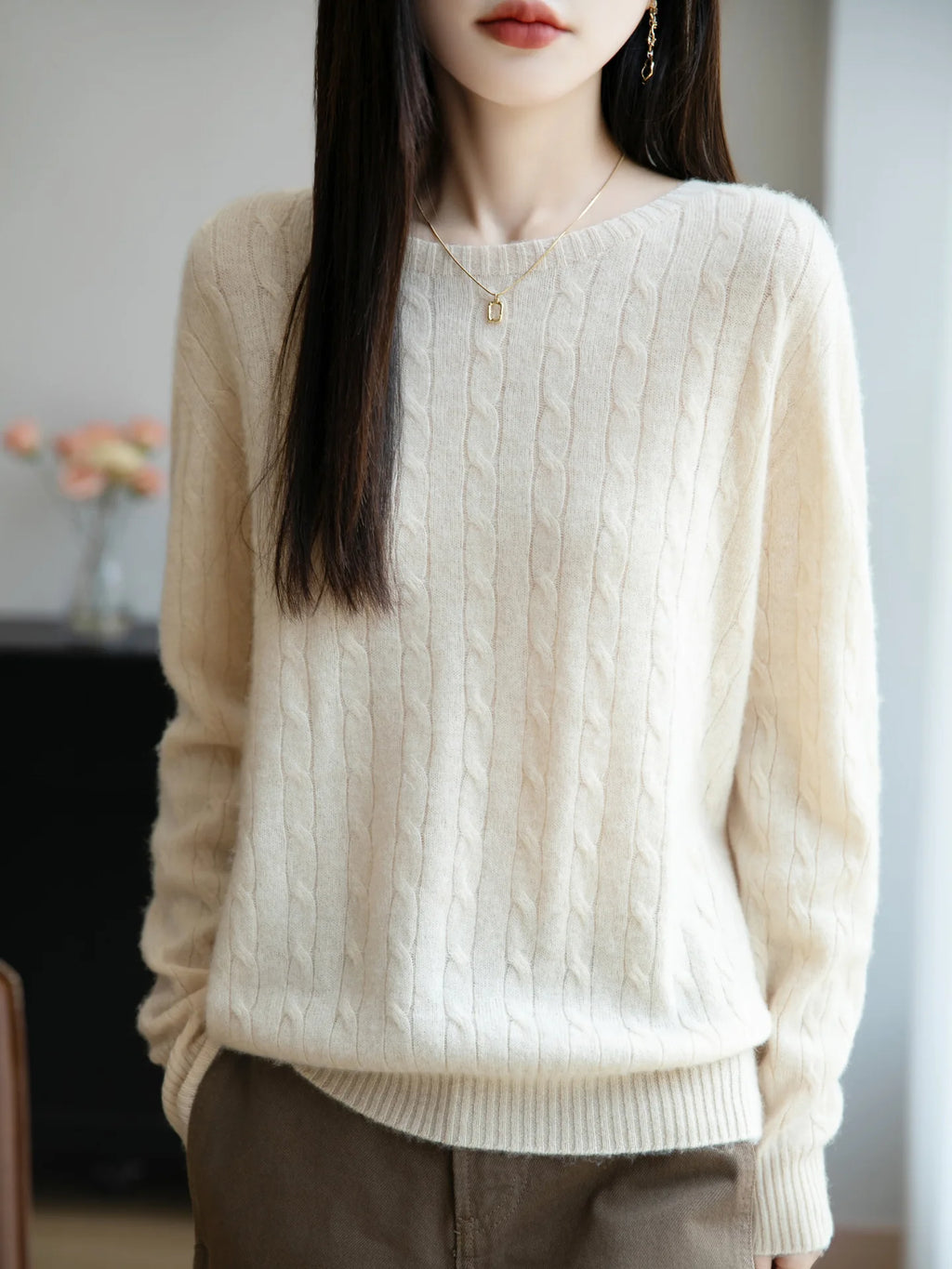 Women Sweater Loose Fashion Long Sleeve Pullovers Autumn Winter Warm Solid Bottoming Shirt Korean Fashion Knitted Jumpers Whispering Desires Shoppe