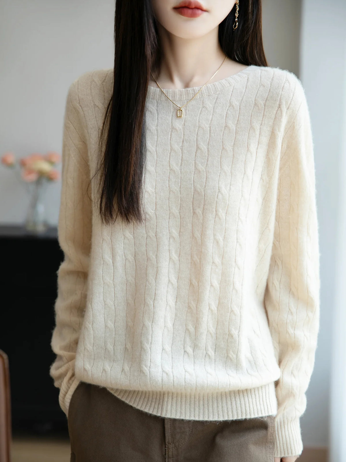 Women Sweater Loose Fashion Long Sleeve Pullovers Autumn Winter Warm Solid Bottoming Shirt Korean Fashion Knitted Jumpers Whispering Desires Shoppe