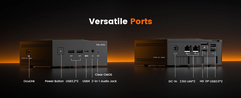 PELADN HO5 Ryzen AI 9 HX 370 Mini PC