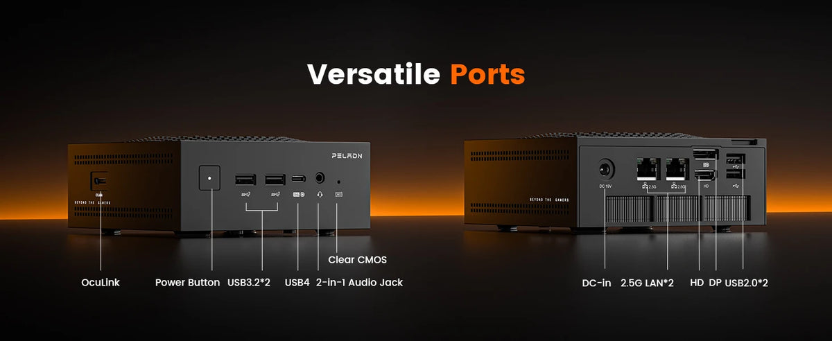 PELADN HO5 Ryzen AI 9 HX 370 Mini PC