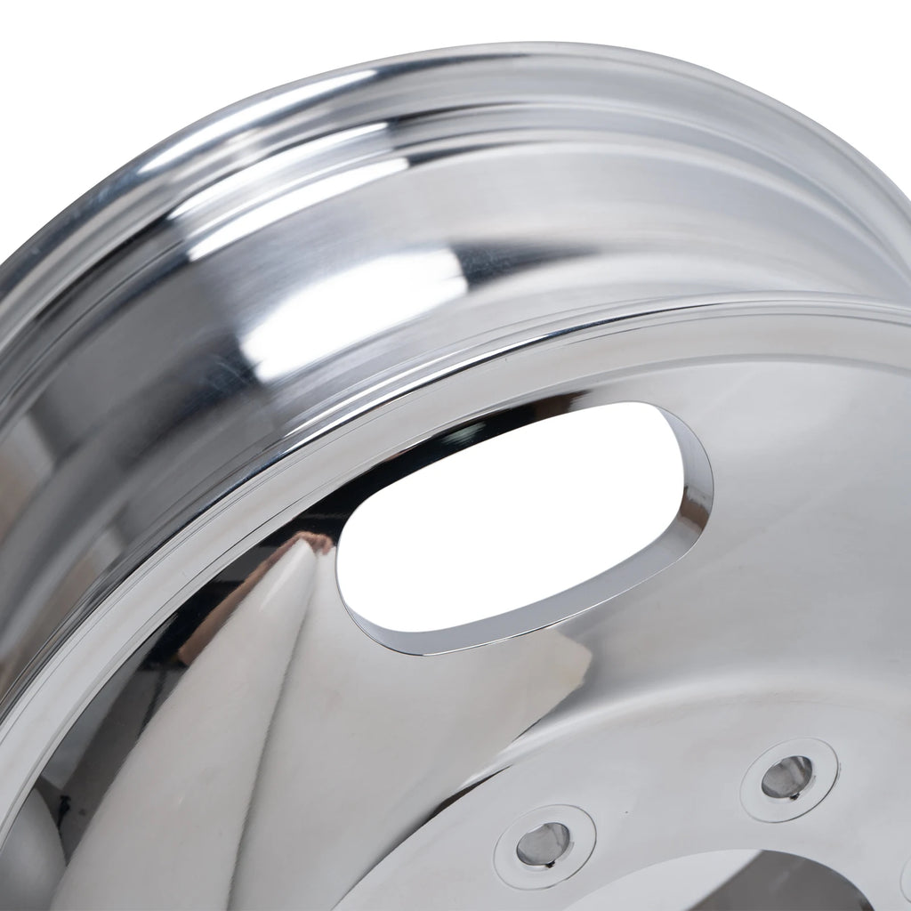 17×6.5 Front Dually Alloy Wheel – 8×200, Polished