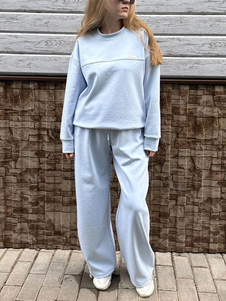 Women's Crewneck Sweatshirt and Pants Set