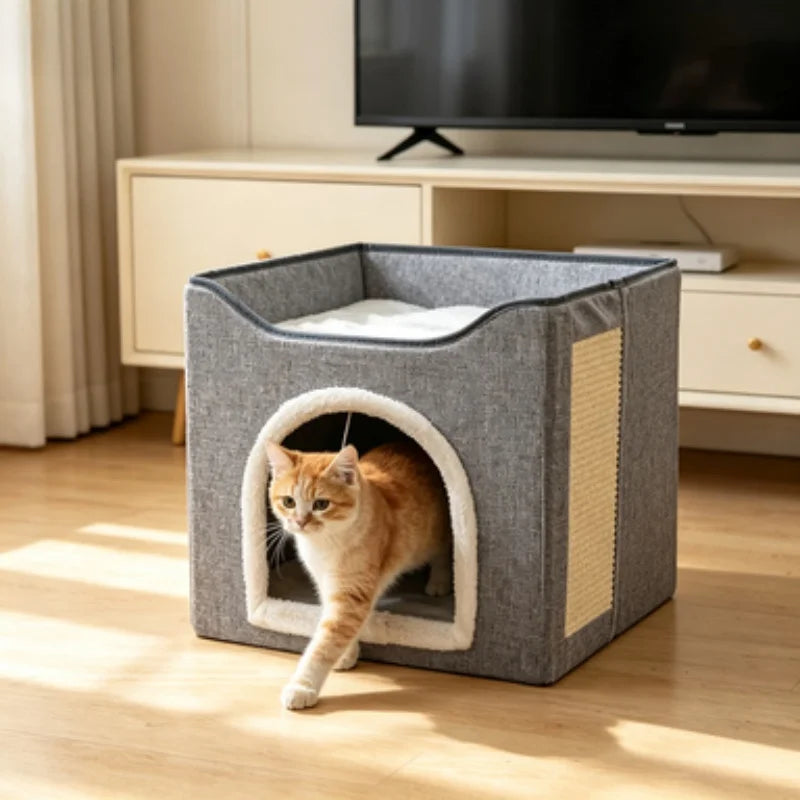 Large Foldable Cat House