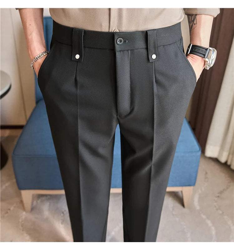 Men's Smart-Casual Stretch Dress Pants