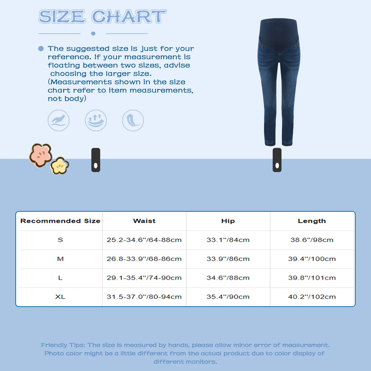 Pregnant Women Jeans High Waist Support Belly Maternity Hip Lifting Elastic Denim Pants Shorts for Daily Work Street Loungewear Whispering Desires Shoppe
