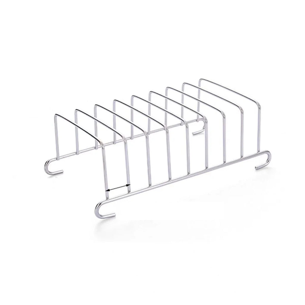 Stainless Steel Toast Rack with Tongs