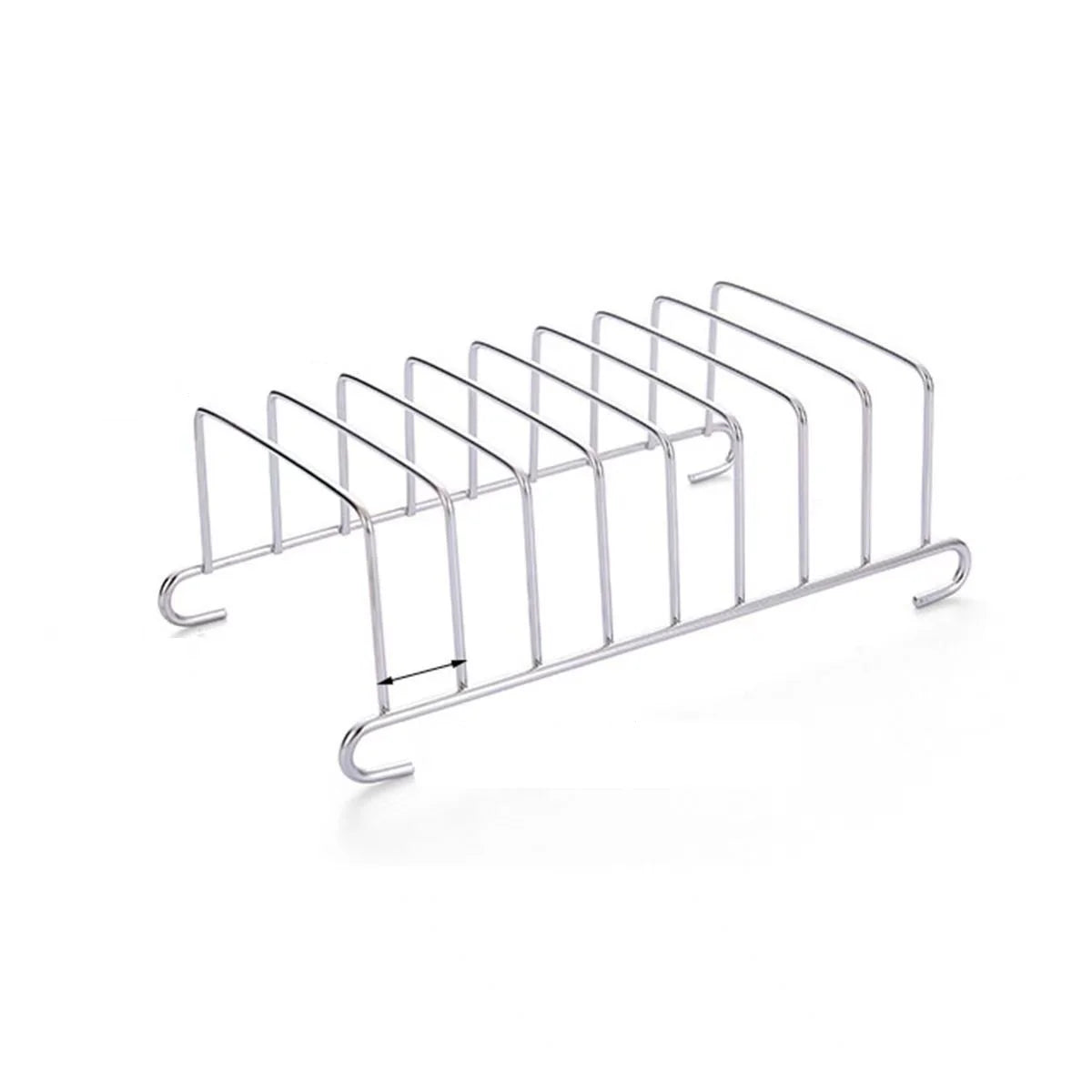 Stainless Steel Toast Rack with Tongs