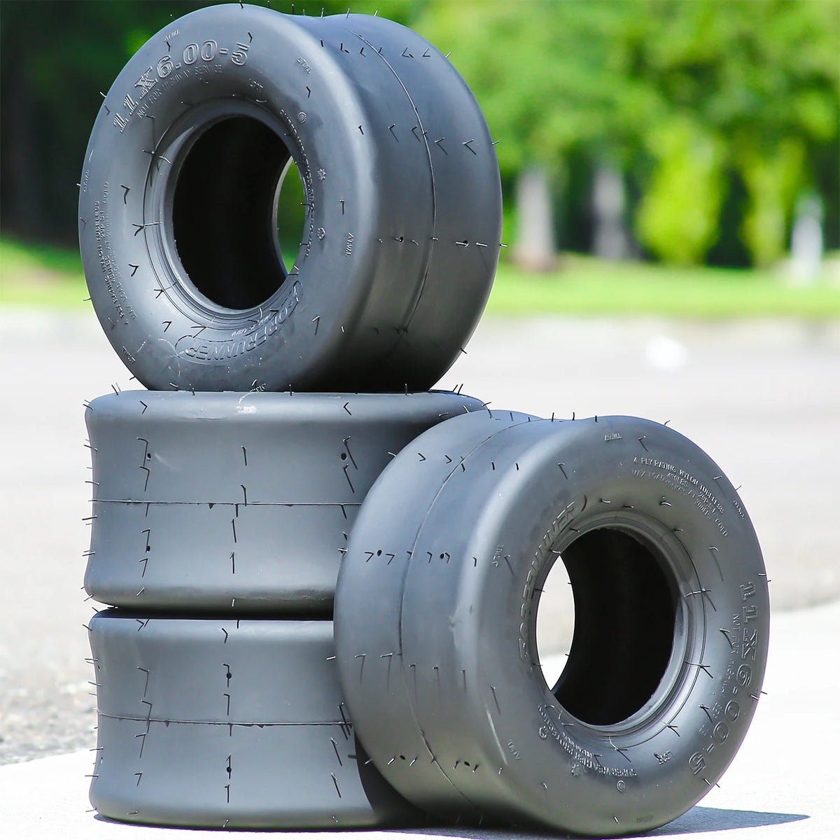 Forerunner LG05 11X6.00-5 4-Ply Lawn & Garden Tires – Set of 2