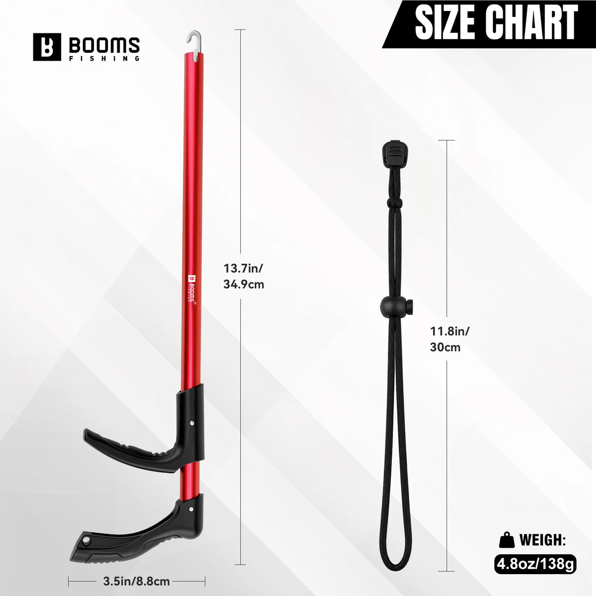 Booms Fishing R03 Long Hook Remover