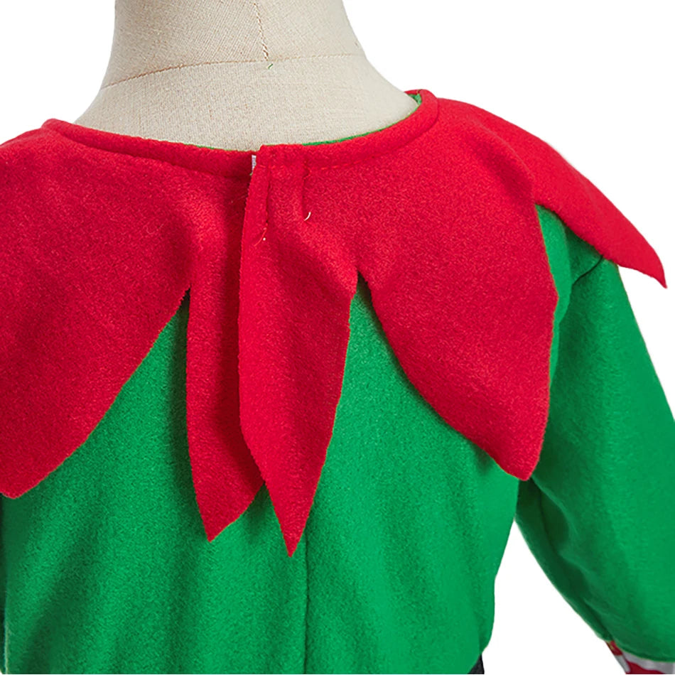 Kids Adult Christmas Clothing Set Kids Tops Pants Hat Belt Children Xmas Clothes Baby Boy Girl Birthday Outfit Elves Costume Whispering Desires Shoppe