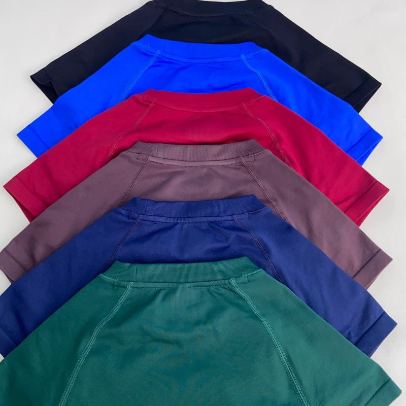 Women's Workout Crop Tops and Shorts — Top or Set Options