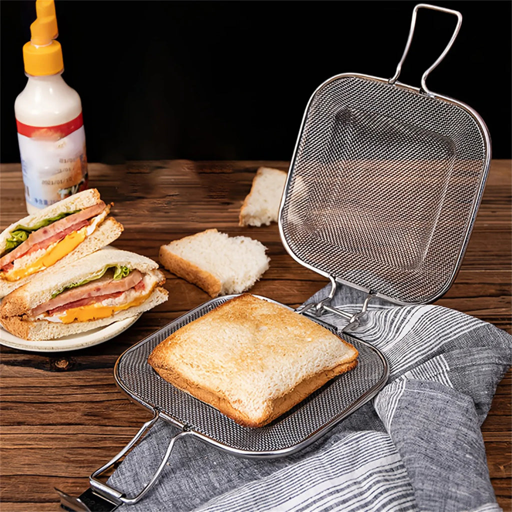 Stainless Steel Sandwich Grill Basket