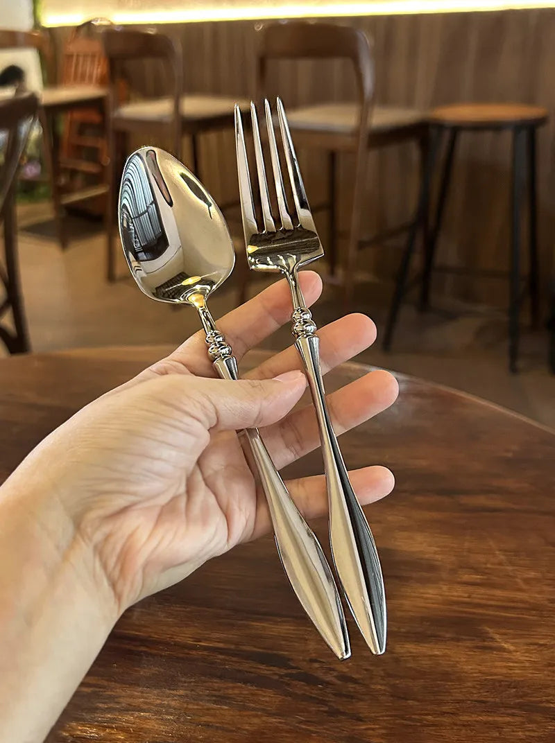 Stainless Steel Cutlery Set — 6 Pieces