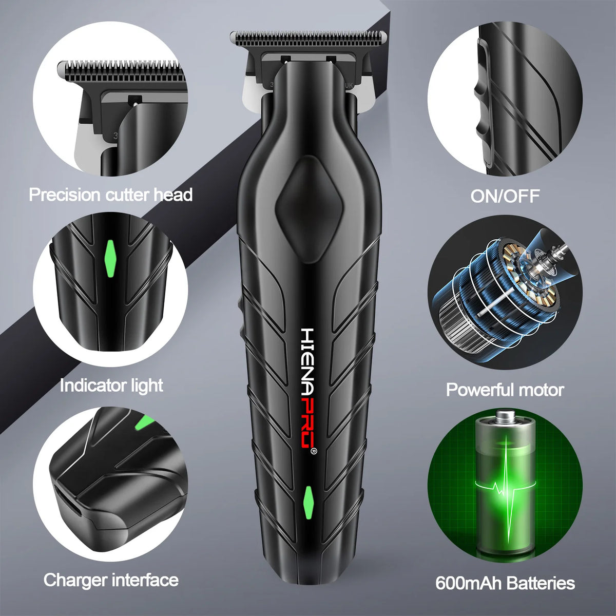 HIENA 212 Rechargeable Cordless Hair Clipper