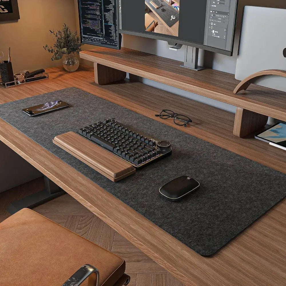 Felt Desk Mat & Extended Mouse Pad