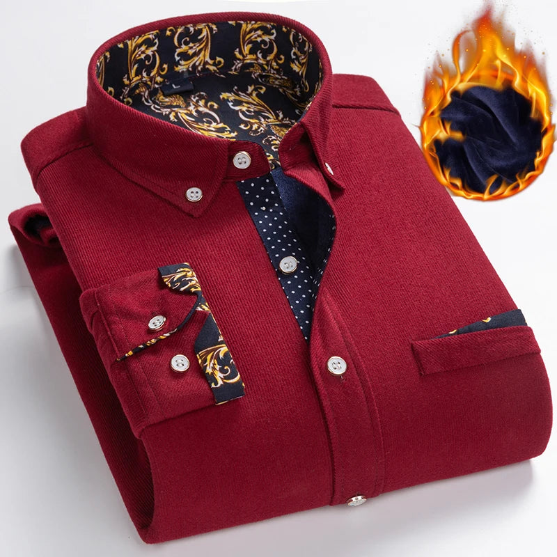 Men's Long-Sleeve Casual Autumn Shirt