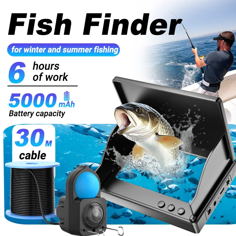 P300 Underwater Fishing Camera, 4.3-Inch Monitor & 15 m Cable