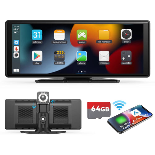 10.26-Inch Portable CarPlay and Android Auto Screen