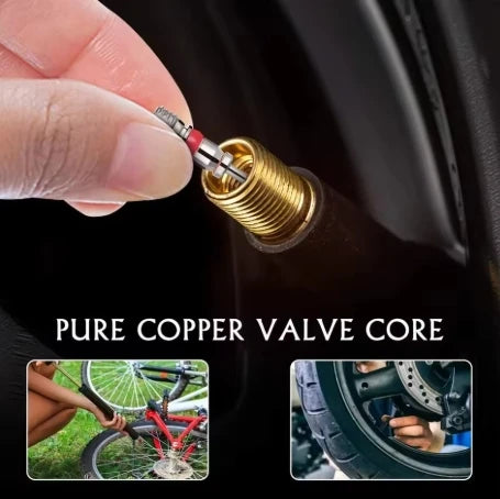 Replacement Tire Valve Cores – Assorted Bulk Packs