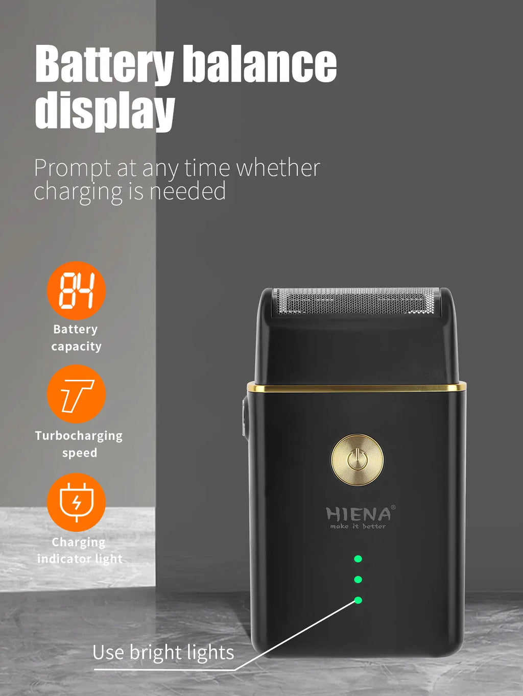 HIENA 212 Rechargeable Cordless Hair Clipper