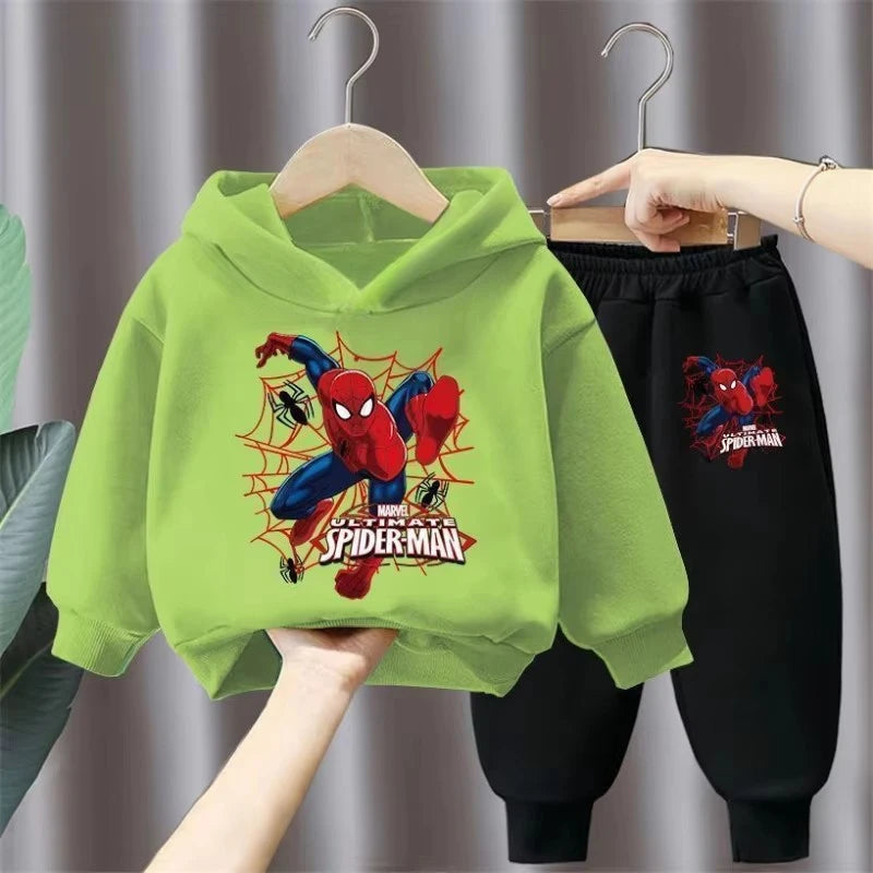 Children's Cartoon Sweatshirt and Pants Set
