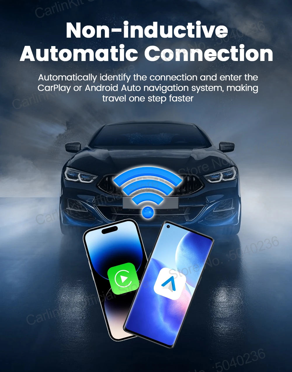 CarlinKit Mini Ultra 3 Wireless CarPlay & Android Auto Adapter