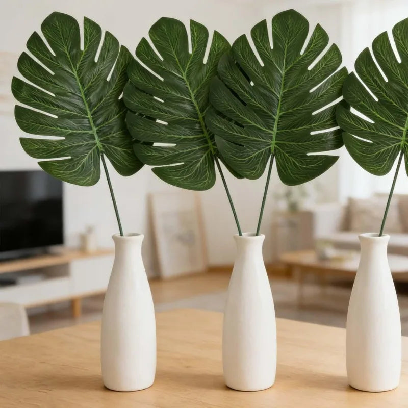 Artificial Monstera Leaf Stems, 30 cm