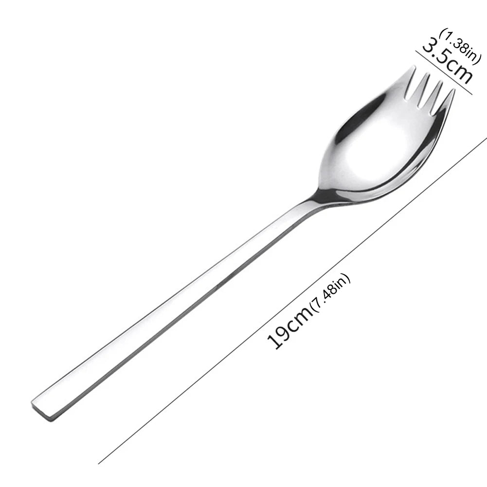Stainless Steel Sporks — 5 Pieces