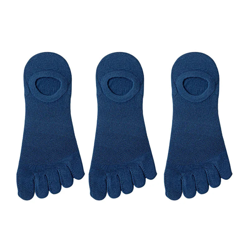 Men's Low-Cut Toe Socks – 3 Pairs