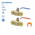 KING SMART 1/2" Push-Fit Full Port Ball Valve