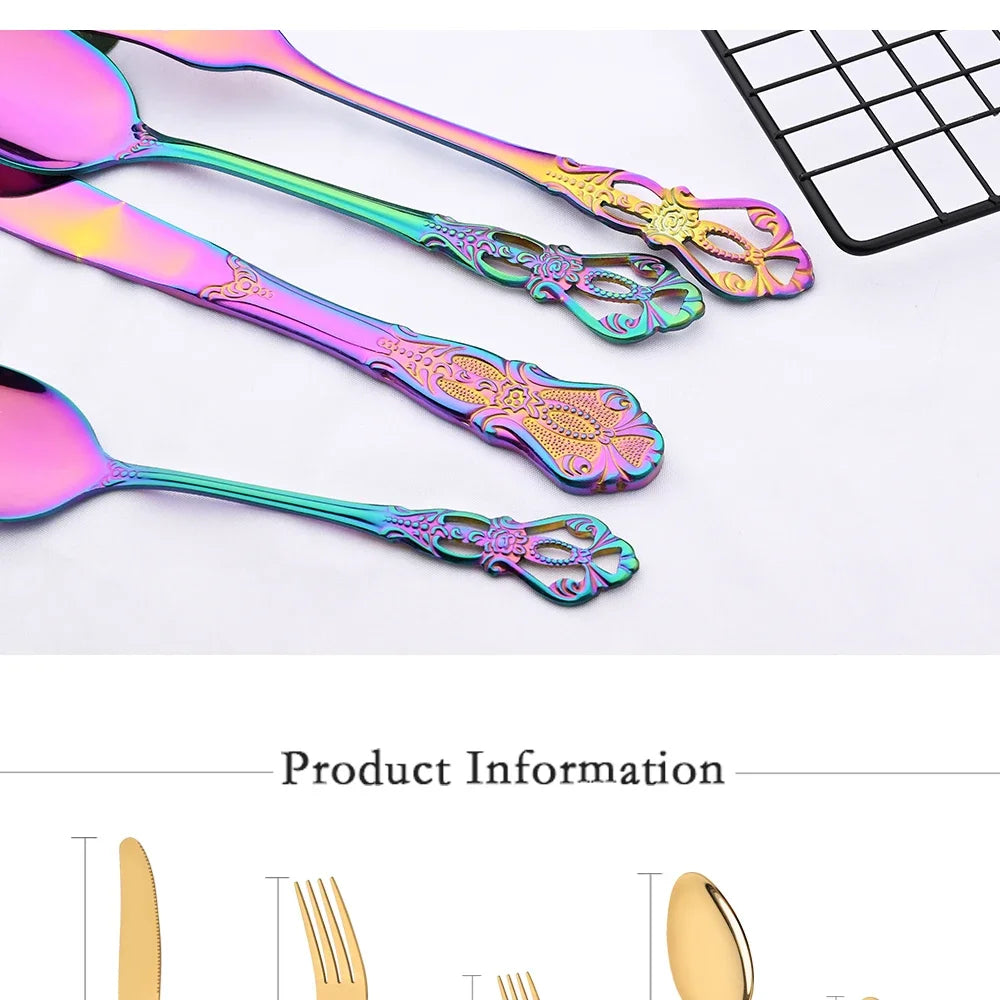 Zoseil Stainless Steel Flatware — 36 Pieces