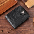 Men's Dollar-Print Card & Coin Wallet