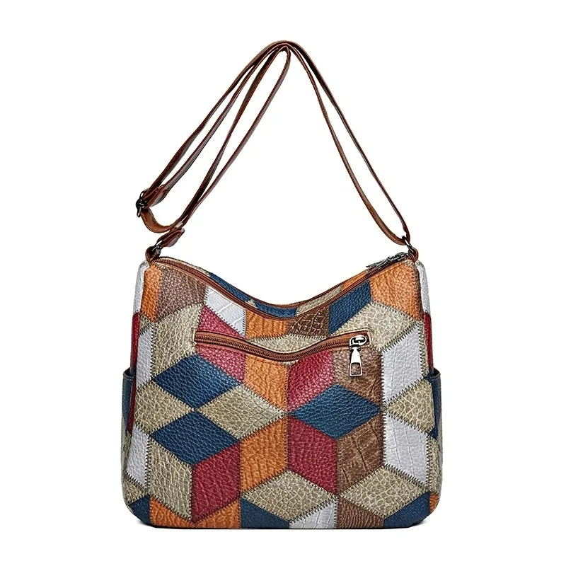 Yogodlns Women's Vintage-Style Crossbody Bag