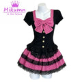 Women's Bow Top and Tiered Mini Skirt — Separates or Set