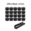 Black Wheel Lug Nut Covers – Set of 20