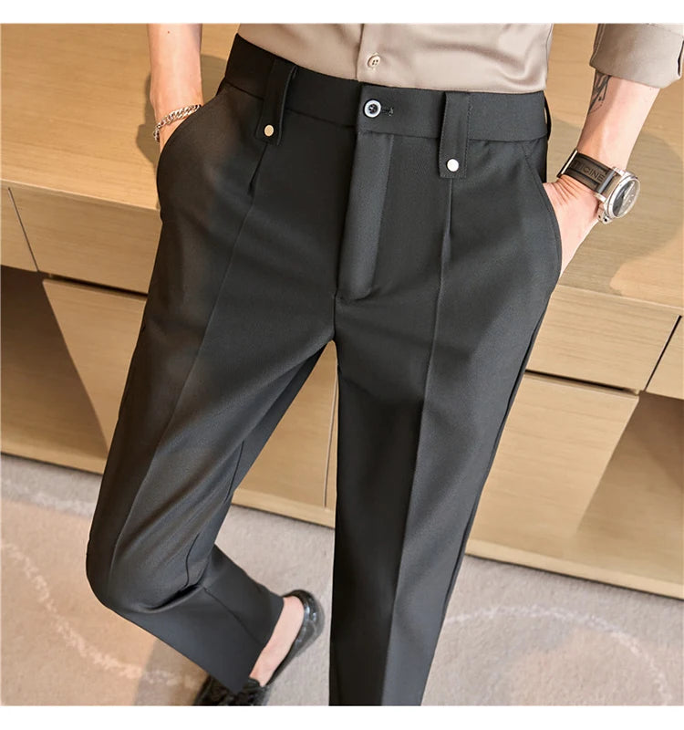 Men's Smart-Casual Stretch Dress Pants