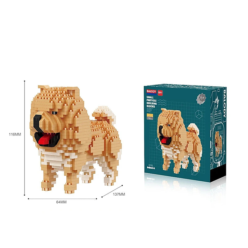 DIY Dog Breed Building Block Display Kit