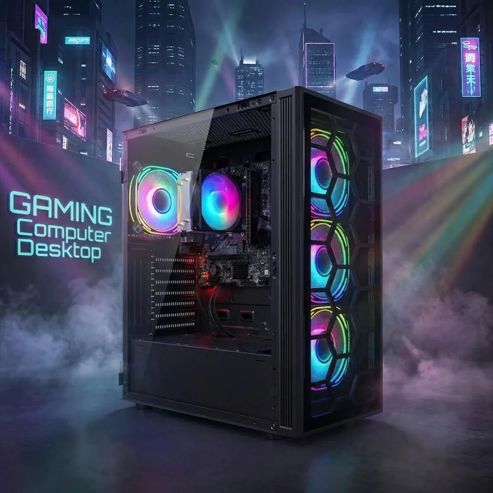 Ryzen 5 3400G Desktop — 16 GB RAM / 512 GB SSD