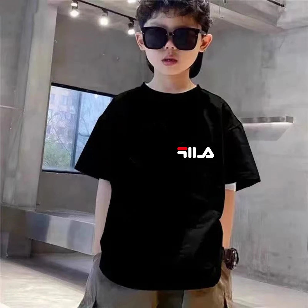 Children's Printed T-Shirt and Shorts Set