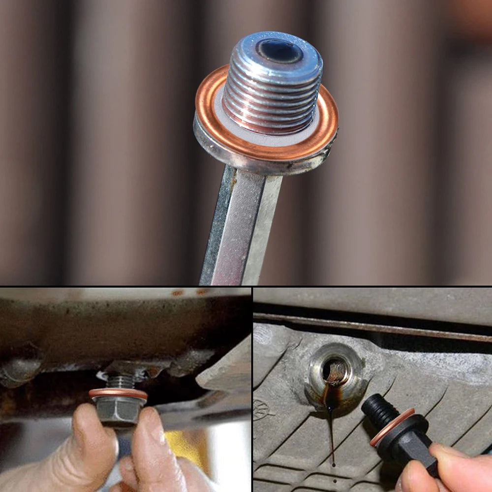 Copper & Aluminum Oil Drain Plug Washer Packs