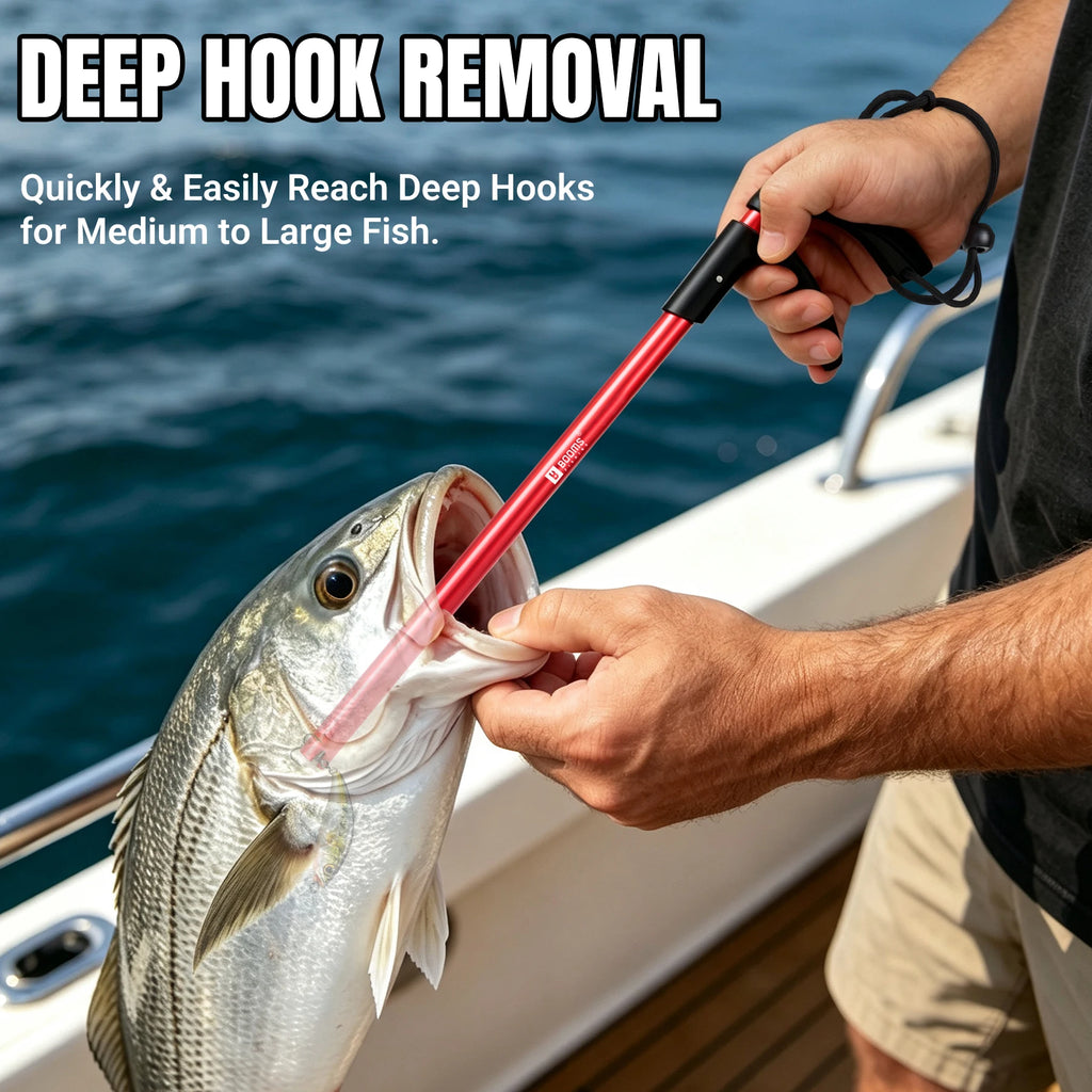 Booms Fishing R03 Long Hook Remover