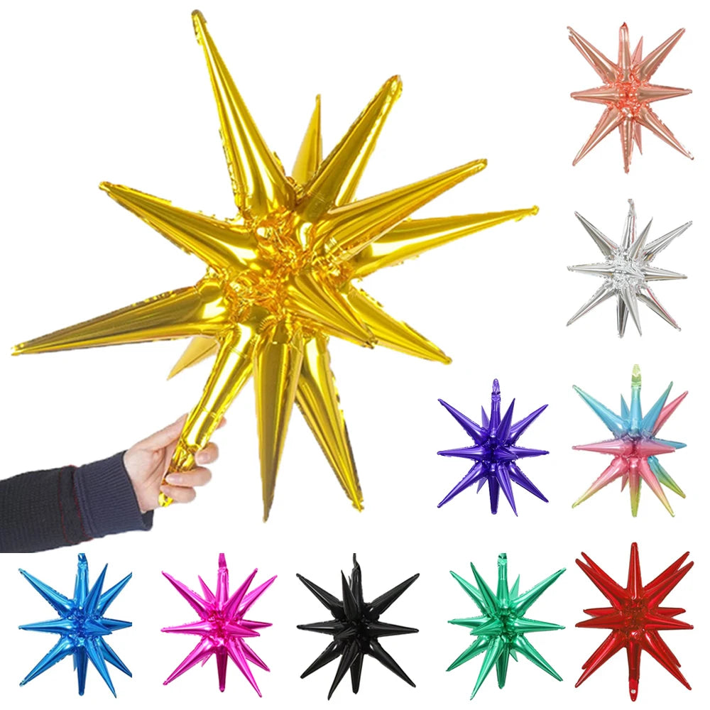 Starburst Foil Balloons, Size & Pack Options