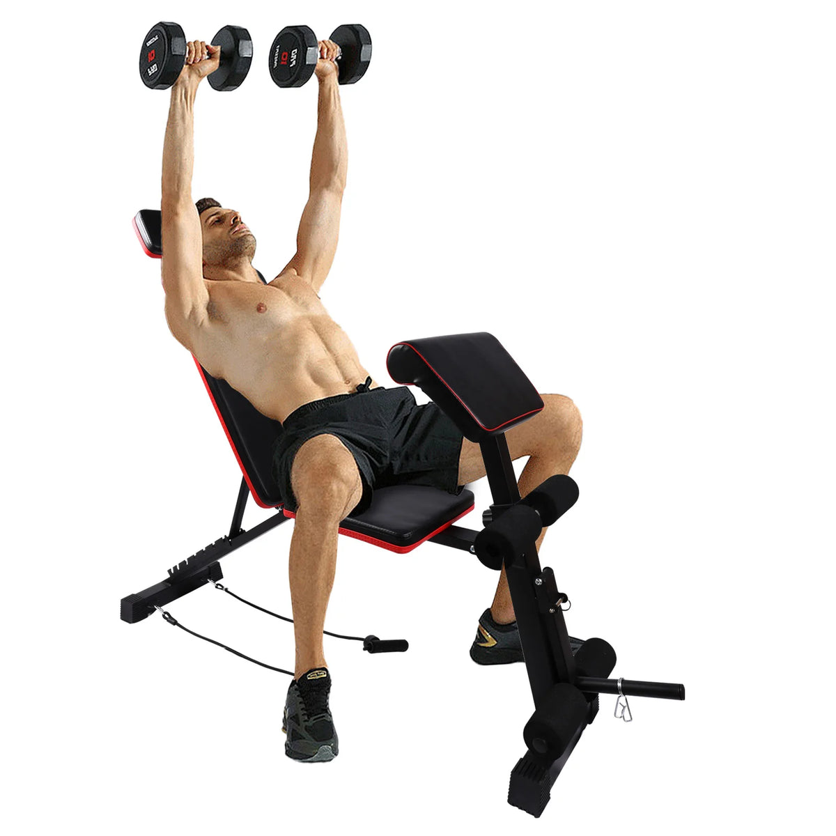 Seven-Position Foldable Weight Bench
