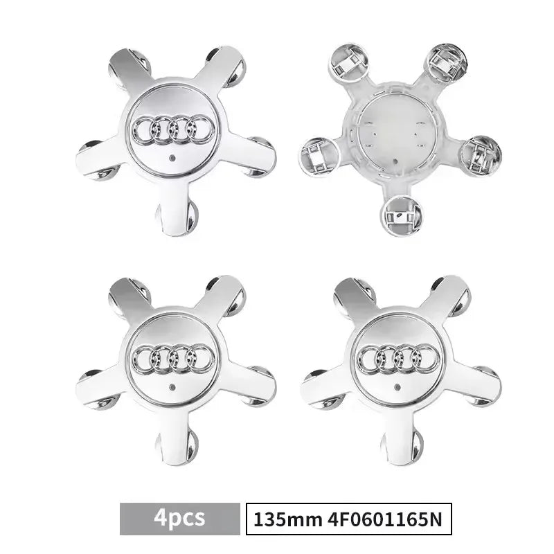 135 mm Replacement Wheel Center Caps – Set of 4
