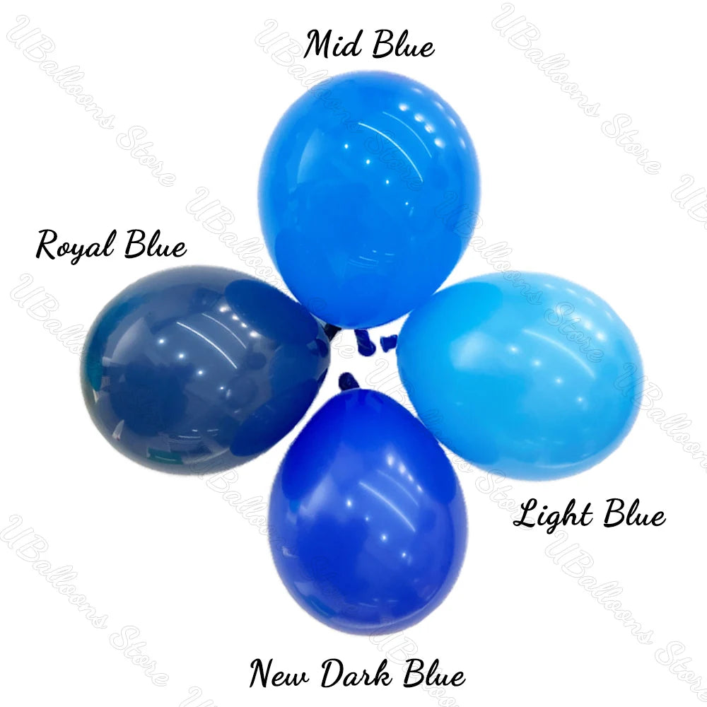 Blue Latex Balloons, Size & Pack Options
