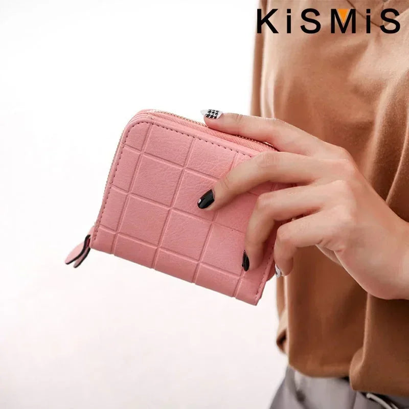 Women's Compact PU Card Wallet