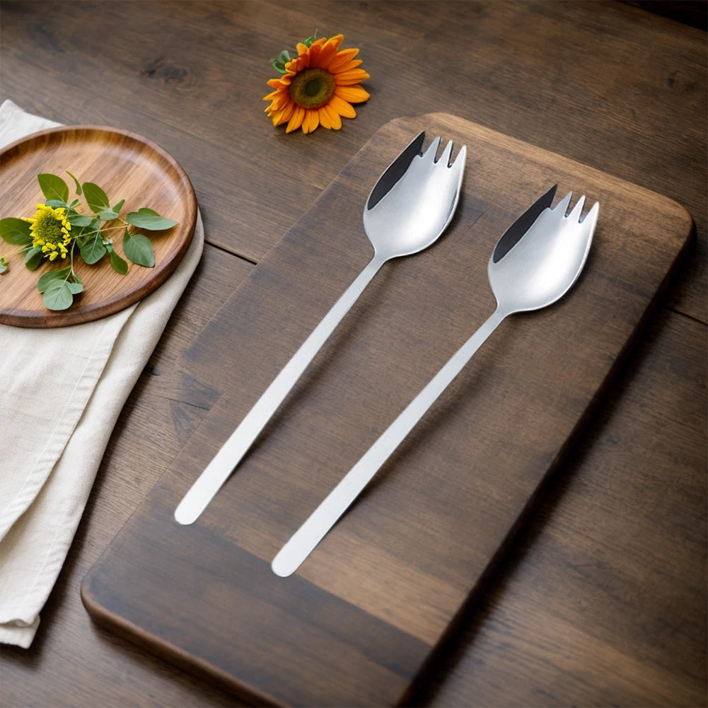 Stainless Steel Sporks — 5 Pieces
