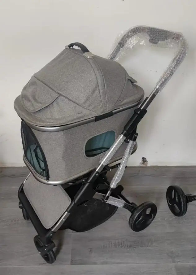 Pet Stroller for Dog & Cat, Pubby Stroller Upload to 55lbs,Dog Basket,Luxury Dog Stroller Whispering Desires Shoppe