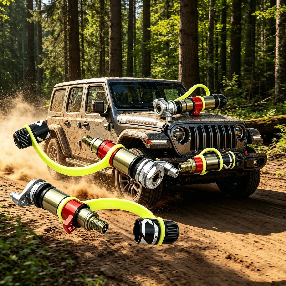 Off-Road Quick-Release Tire Valves – 64 or 73.5 mm
