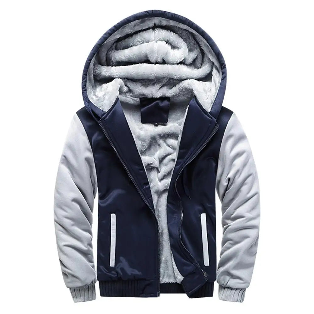 WHWR Men's Camouflage Hooded Zip-Up Jacket